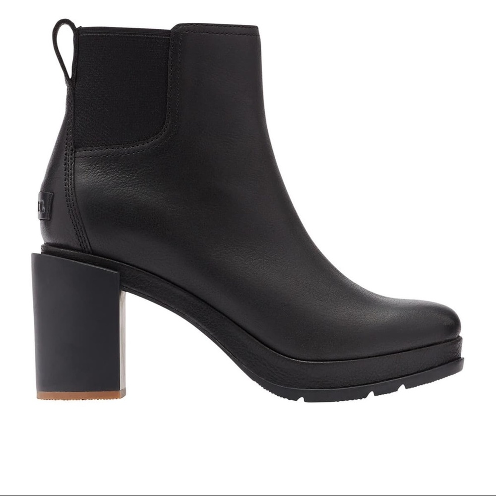 Sorel Blake Waterproof Chelsea Boot. Size 8. Black